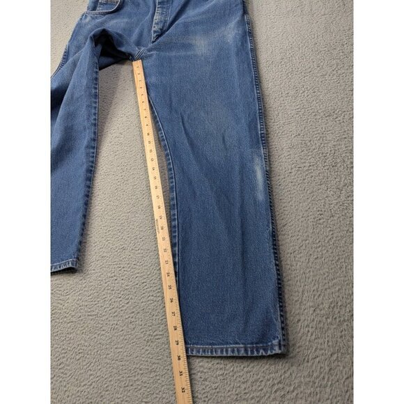 Wrangler 31 Relaxed Fit FR Jeans Mens 38x32 (Fits 34.5x30) 10FR31MWZ Blue - Picture 11 of 16